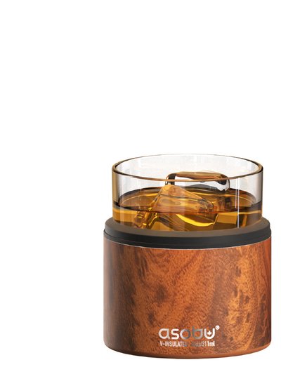 ASOBU Natural Wood Whiskey Insulated Sleeve product