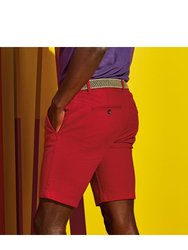 Asquith & Fox Mens Casual Chino Shorts (Cherry Red)