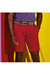 Asquith & Fox Mens Casual Chino Shorts (Cherry Red)