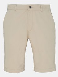 Asquith & Fox Mens Casual Chino Shorts (Natural) - Natural