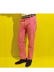 Asquith & Fox Mens Classic Casual Chino Pants/Trousers (Pink Carnation)