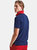 Asquith & Fox Mens Classic Fit Contrast Polo Shirt (Navy/ Red)