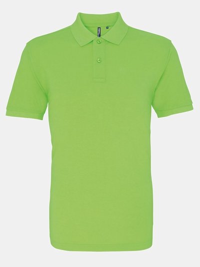 Asquith & Fox Asquith & Fox Mens Plain Short Sleeve Polo Shirt (Neon Green) product