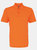 Asquith & Fox Mens Plain Short Sleeve Polo Shirt (Neon Orange) - Neon Orange