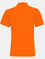 Asquith & Fox Mens Plain Short Sleeve Polo Shirt (Neon Orange)