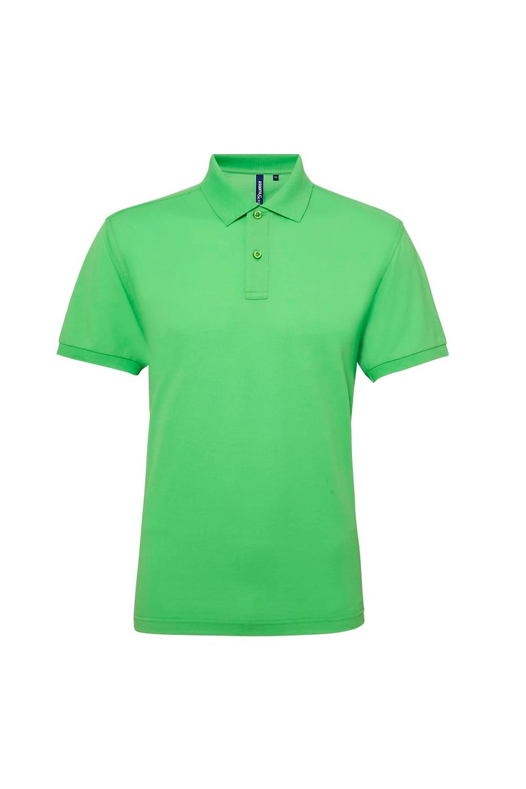 Asquith & Fox Mens Short Sleeve Performance Blend Polo Shirt (Lime) - Lime