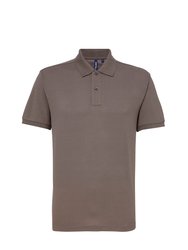 Asquith & Fox Mens Short Sleeve Performance Blend Polo Shirt (Slate) - Slate