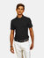 Asquith & Fox Mens Super Smooth Knit Polo Shirt (Black)