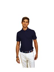Asquith & Fox Mens Super Smooth Knit Polo Shirt (Navy)
