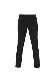 Asquith & Fox Womens/Ladies Casual Chino Trousers (Black) - Black
