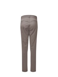 Asquith & Fox Womens/Ladies Casual Chino Trousers (Slate)