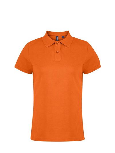 Asquith & Fox Asquith & Fox Womens/Ladies Plain Short Sleeve Polo Shirt (Orange) product