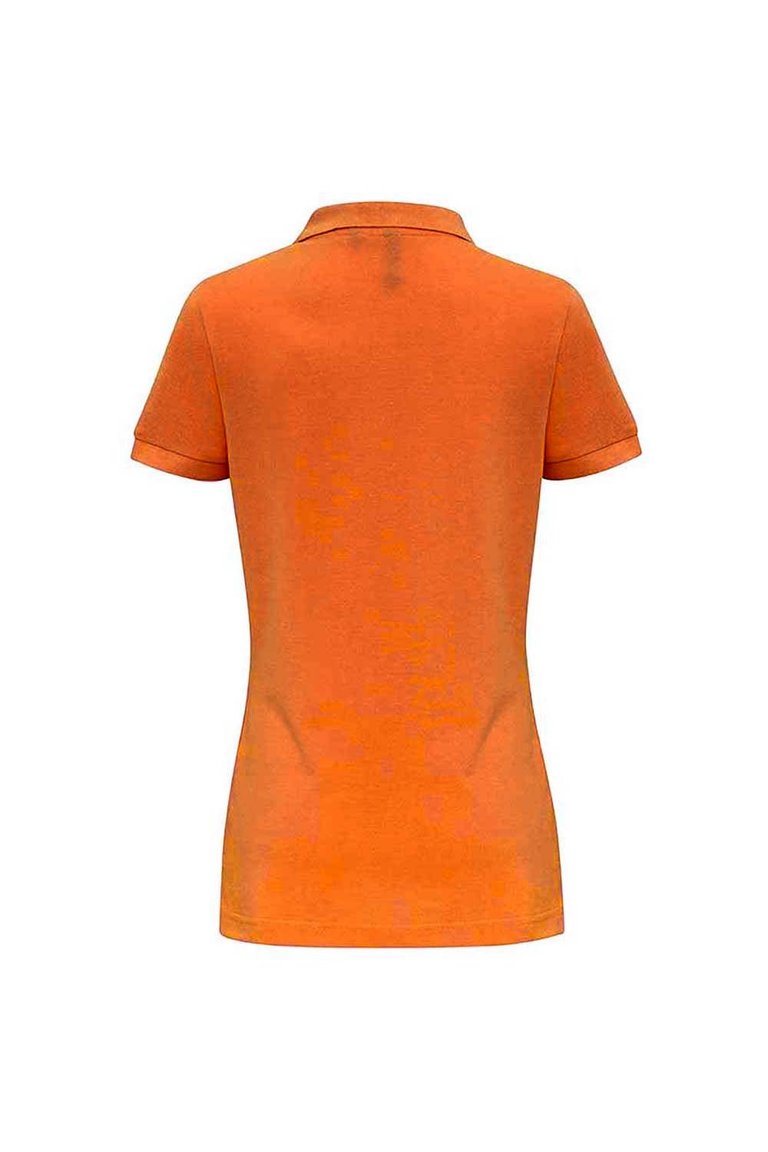 Asquith & Fox Womens/Ladies Plain Short Sleeve Polo Shirt (Orange)