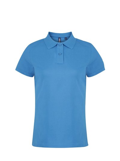 Asquith & Fox Asquith & Fox Womens/Ladies Plain Short Sleeve Polo Shirt (Sapphire) product