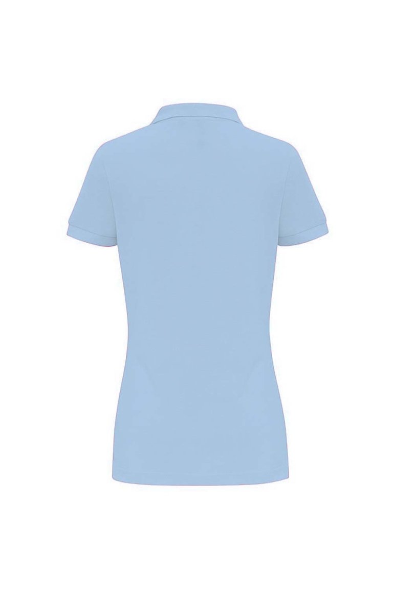 Asquith & Fox Womens/Ladies Plain Short Sleeve Polo Shirt (Sky)