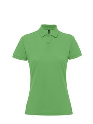 Asquith & Fox Womens/Ladies Short Sleeve Performance Blend Polo Shirt (Kelly) - Kelly