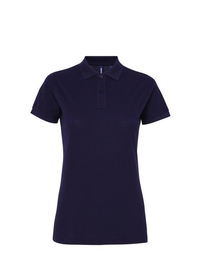 Asquith & Fox Asquith & Fox Womens/Ladies Short Sleeve Performance Blend Polo Shirt (Navy) product
