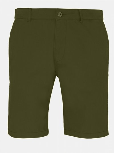 Asquith & Fox Mens Casual Chino Shorts - Olive product