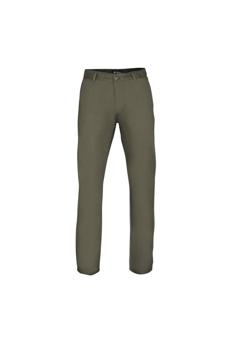 Mens Classic Casual Chino Pants/Trousers - Slate