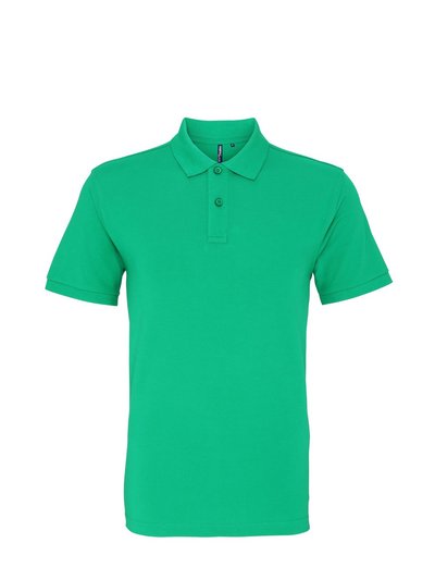 Asquith & Fox Mens Plain Short Sleeve Polo Shirt - Kelly product