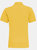 Mens Plain Short Sleeve Polo Shirt - Mustard