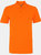 Mens Plain Short Sleeve Polo Shirt - Orange - Orange