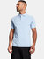 Mens Plain Short Sleeve Polo Shirt - Sky