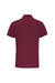 Mens Short Sleeve Performance Blend Polo Shirt (Burgundy)