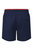 Mens Swim Shorts - Navy/Red