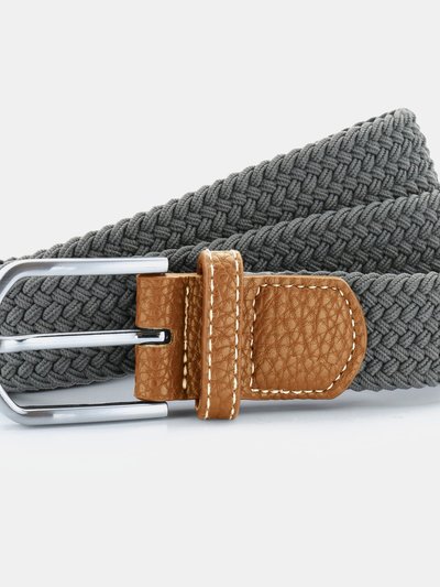 Asquith & Fox Mens Woven Braid Stretch Belt - Slate product