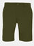 Mens Casual Chino Shorts - Olive - Olive