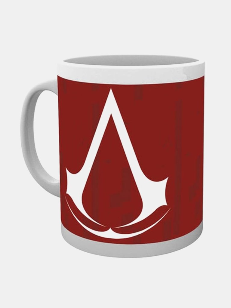 Assassins Creed Logo Mug - White/Red