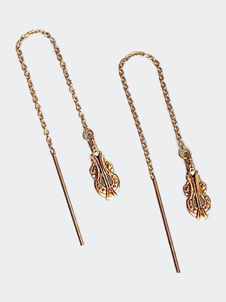 Melody Gold Threader Earrings