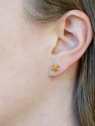 Star Stud Earrings - 18k Gold