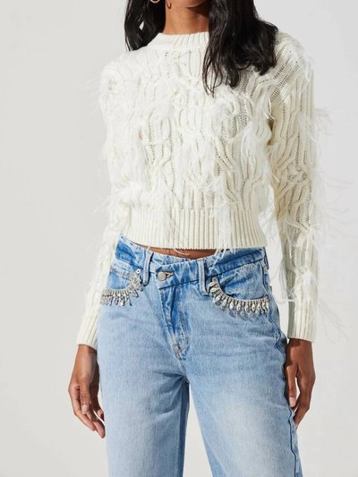ASTR the Label Almeida Feather Sweater product