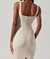 Anthia Dress In Bone