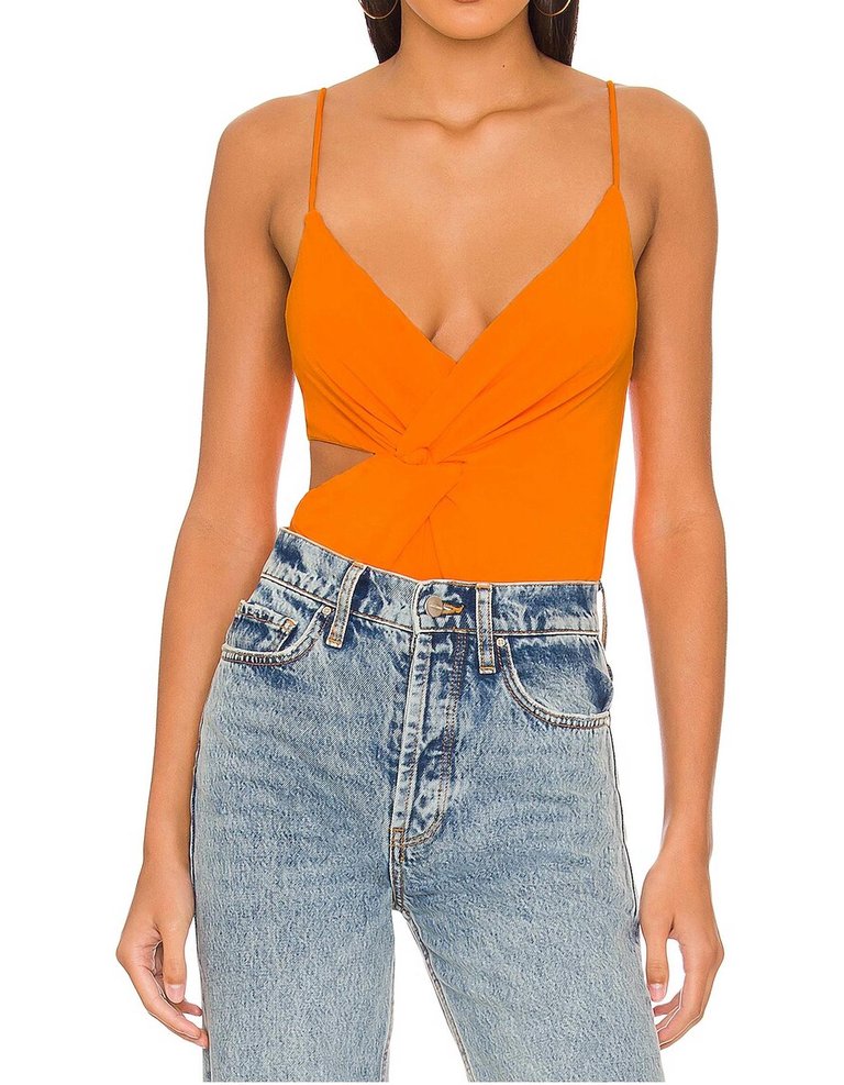 Beach Day Bodysuit - Neon Orange