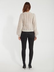 Brynn Textured Pointelle Sweater 