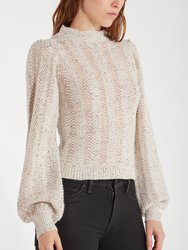 Brynn Textured Pointelle Sweater 