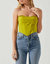 Corset Shanna Top In Lime Green