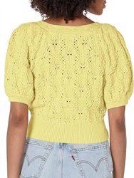 Elowen Short Sleeve Loose Knit Sweater