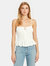 Fiona Smocked Tank Top - White