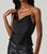 Larisa Satin Cami - Black