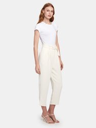 Larsen Front Pleat Crop Pants