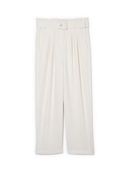 Larsen Front Pleat Crop Pants