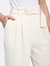 Larsen Front Pleat Crop Pants