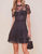 Leilani Lace Bustier Mini Dress - Black