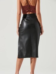 Melody Faux Leather Skirt