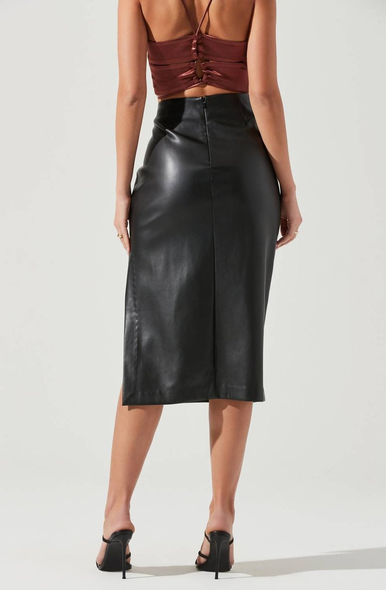 Melody Faux Leather Skirt