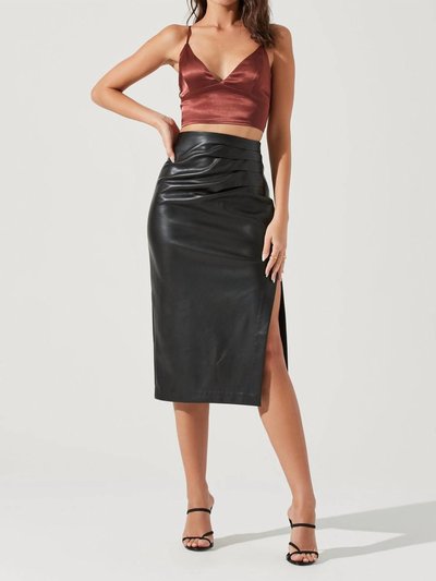 ASTR the Label Melody Faux Leather Skirt product